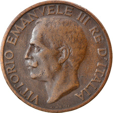 Coin, Italy, Vittorio Emanuele III, 10 Centesimi, 1927, Rome, EF(40-45), Bronze