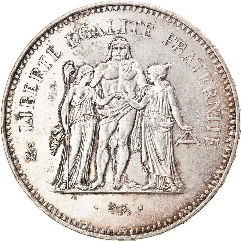 Coin, France, Hercule, 50 Francs, 1979, Paris, EF(40-45), Silver, KM:941.1