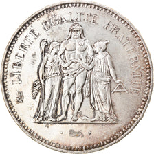 Coin, France, Hercule, 50 Francs, 1979, Paris, EF(40-45), Silver, KM:941.1