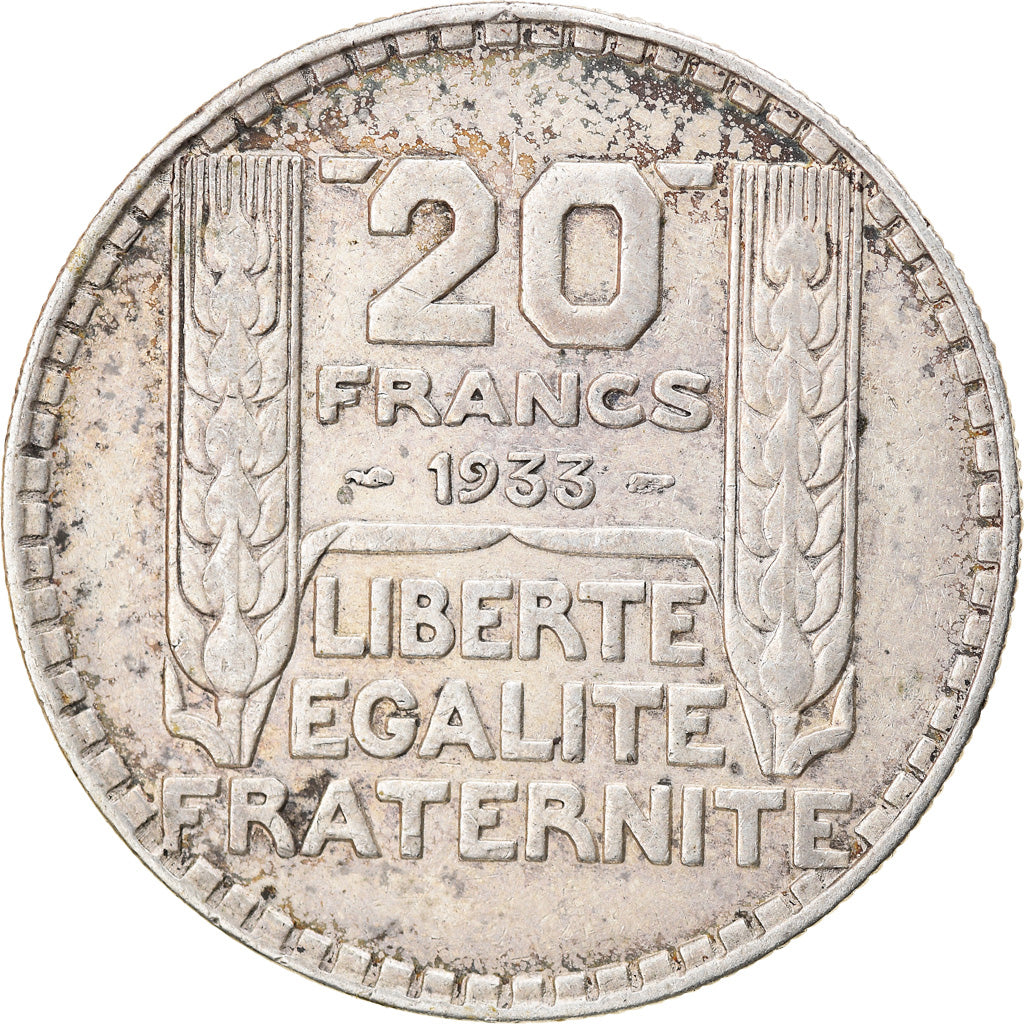 Monnaie, France, Turin, 20 Francs, 1933, Paris, TTB, Argent, Gadoury:852, KM:879