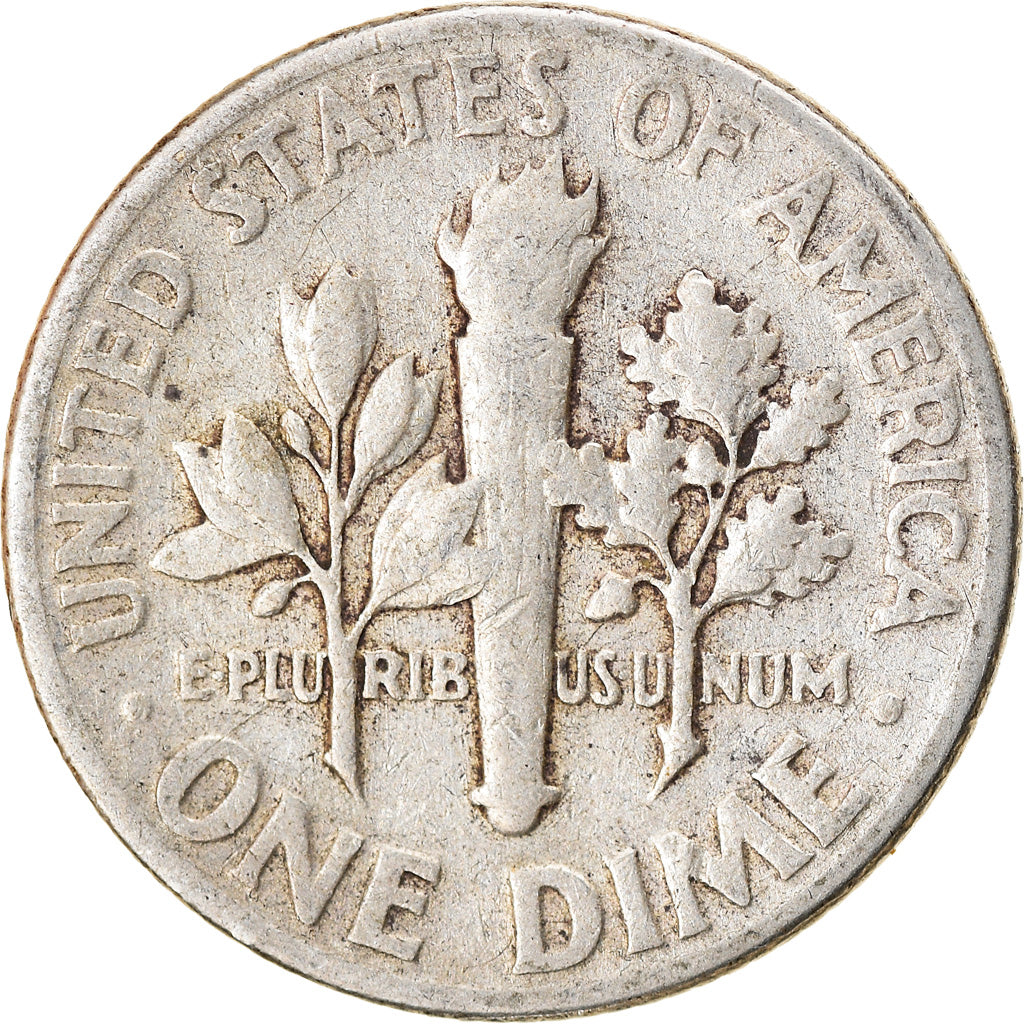 Coin, United States, Roosevelt Dime, Dime, 1951, U.S. Mint, Philadelphia