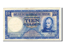 Netherlands, 10 Gulden, 1945, KM #75a, EF(40-45), 2AN