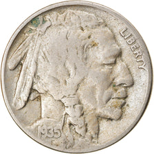 Coin, United States, Buffalo Nickel, 5 Cents, 1935, U.S. Mint, Philadelphia