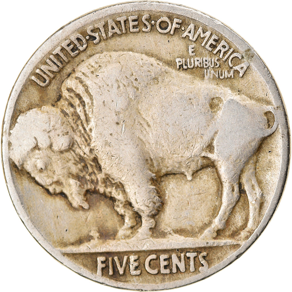 Moneda, Estados Unidos, Buffalo Nickel, 5 Cents, 1920, U.S. Mint, Philadelphia