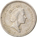 Coin, Great Britain, Elizabeth II, 5 Pence, 1990, VF(30-35), Copper-nickel