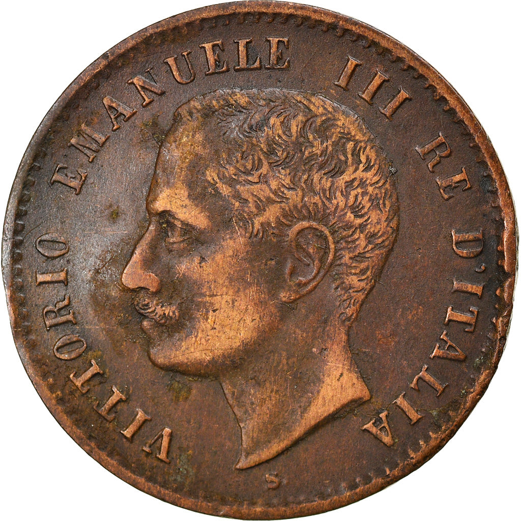 Moneta, Italia, Vittorio Emanuele III, 2 Centesimi, 1903, Rome, MB+, Bronzo