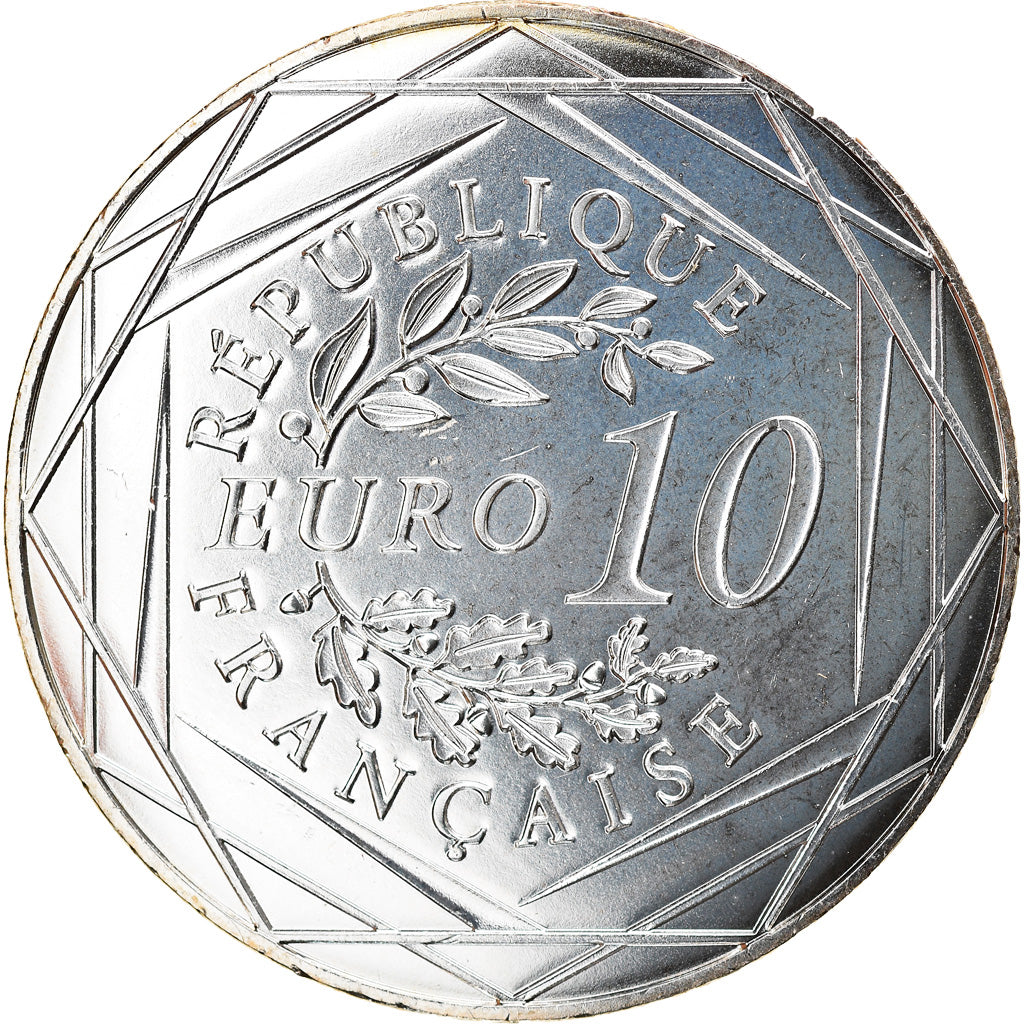 France, 10 Euro, Chute du Mur de Berlin, 2019, Paris, MS(65-70), Silver, KM:New