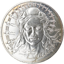 France, 20 Euro, Marianne, Egalité, 2018, Paris, MS(65-70), Silver, KM:New