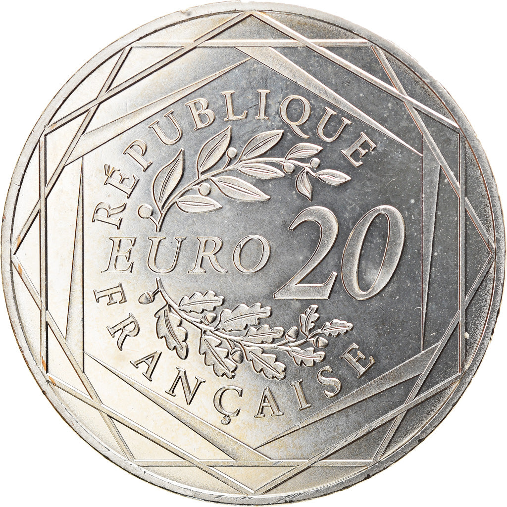 France, Monnaie de Paris, 20 Euro, Marianne, 2017, Paris, MS(65-70), Silver