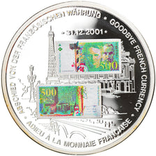 Frankrijk, Medaille, Adieu à la Monnaie Française, 500 Francs Marie Curie
