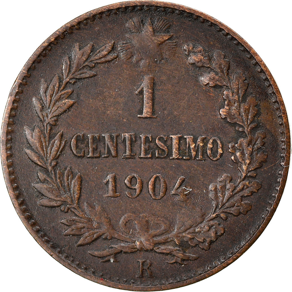 Coin, Italy, Centesimo, 1904, Rome, EF(40-45), Cuivre, KM:35