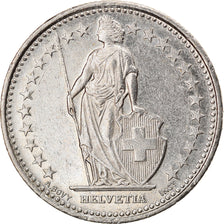 Coin, Switzerland, 1/2 Franc, 2008, Bern, BE, EF(40-45), Copper-nickel, KM:23a.3