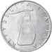 Moneda, Italia, 5 Lire, 1978, Rome, MBC+, Aluminio, KM:92
