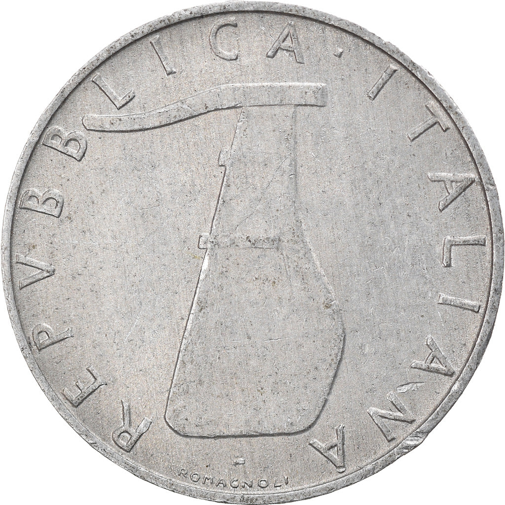 Münze, Italien, 5 Lire, 1982, Rome, S, Aluminium, KM:92