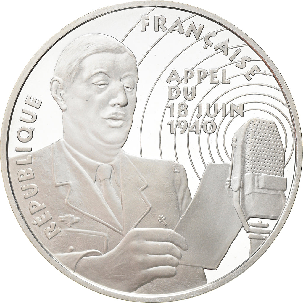 Munten, Frankrijk, 100 Francs, 1994, Paris, BE, FDC, Zilver, KM:1038