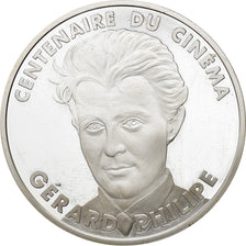 Coin, France, Gérard Philipe, 100 Francs, 1995, BE, MS(65-70), Silver