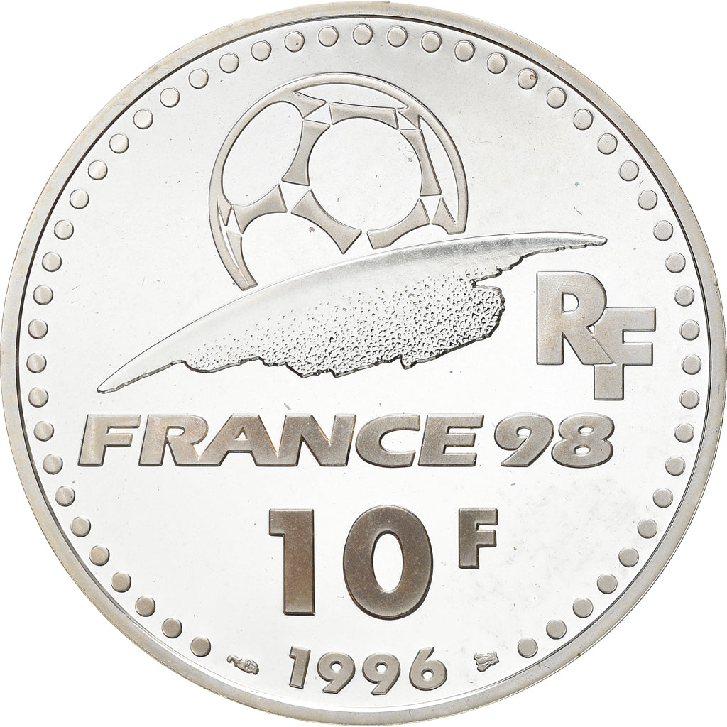 Coin, France, Coupe du Monde 1998, 10 Francs, 1996, Paris, BE, MS(65-70)