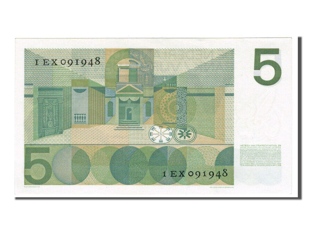 Paesi Bassi, 5 Gulden, 1966, FDS