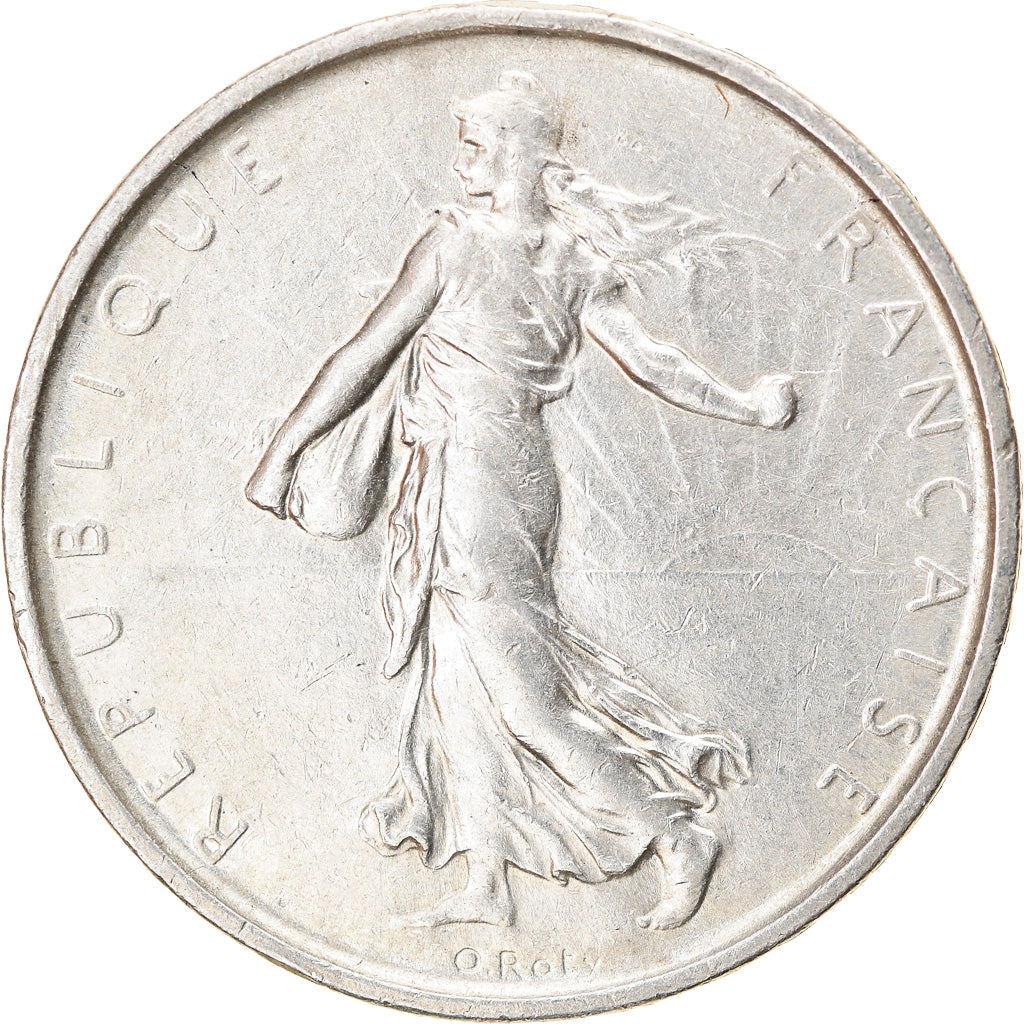 Moneta, Francja, Semeuse, 5 Francs, 1964, Paris, EF(40-45), Srebro, KM:926