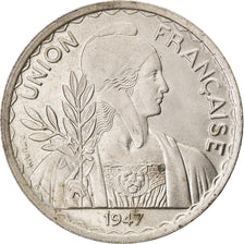 Moneta, INDOCINA FRANCESE, Piastre, 1947, Paris, BB, Rame-nichel, KM:32.1