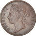 Coin, Malaysia, Cent, 1887, VF(30-35), Bronze, KM:16