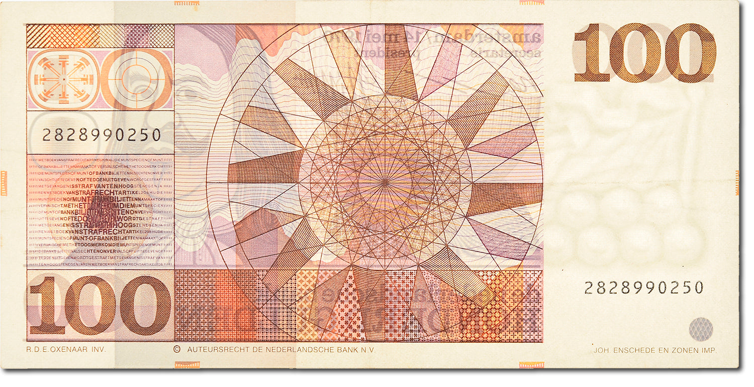 Banconote, Paesi Bassi, 100 Gulden, 1970, SPL-