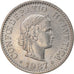 Coin, Switzerland, 10 Rappen, 1987, Bern, EF(40-45), Copper-nickel, KM:27