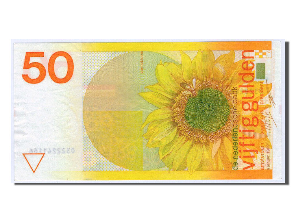 Netherlands, 50 Gulden, 1982, KM #96, AU(55-58), 0322241166