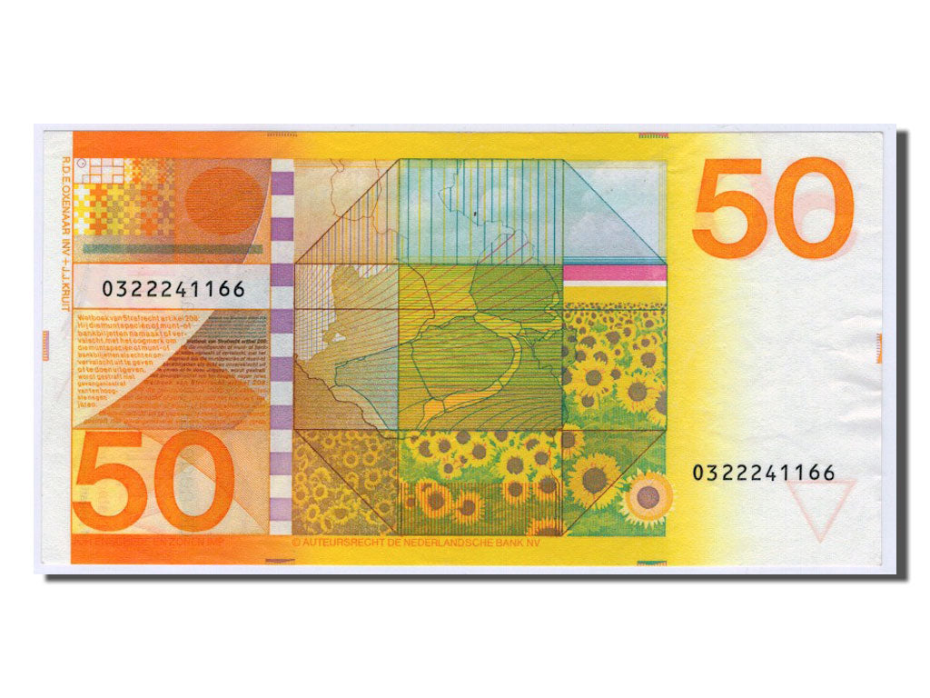 Netherlands, 50 Gulden, 1982, KM #96, AU(55-58), 0322241166