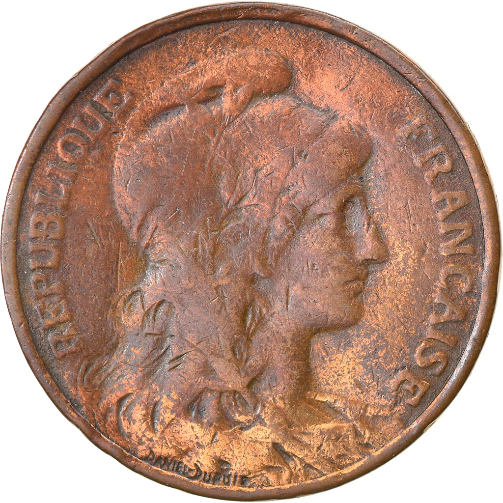 Monnaie, France, Dupuis, 5 Centimes, 1912, Paris, TB, Bronze, Gadoury:165