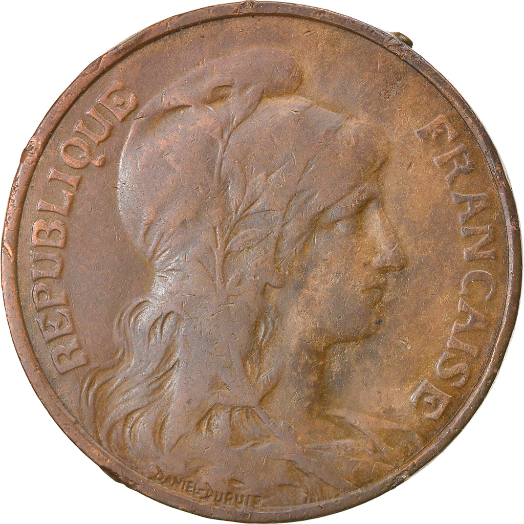 Münze, Frankreich, Dupuis, 5 Centimes, 1916, Paris, S, Bronze, KM:842