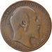 Moneda, Gran Bretaña, Elizabeth II, 1/2 Penny, 1908, BC+, Bronce, KM:896
