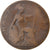 Moneta, Gran Bretagna, George V, 1/2 Penny, 1924, MB, Bronzo, KM:809