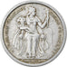 Coin, FRENCH OCEANIA, 2 Francs, 1949, VF(30-35), Aluminum, KM:3