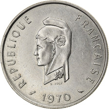 Moneta, AFARS E ISSAS FRANCESI, 50 Francs, 1970, BB+, Rame-nichel, KM:18