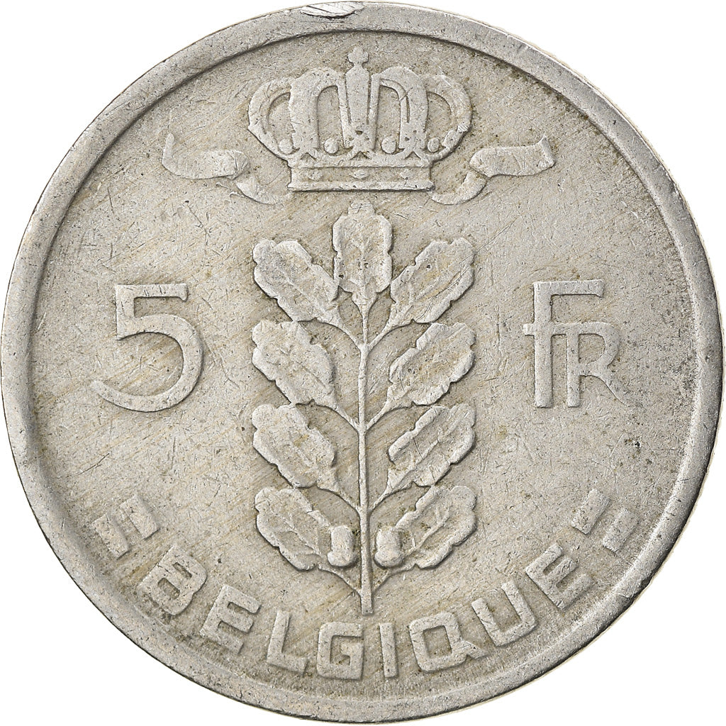 Coin, Belgium, 5 Francs, 5 Frank, 1949, VF(20-25), Copper-nickel, KM:134.1