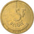 Coin, Belgium, 5 Francs, 5 Frank, 1987, Brussels, EF(40-45), Brass Or