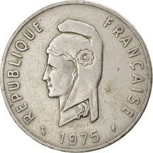 Coin, FRENCH AFARS & ISSAS, 100 Francs, 1975, Paris, VF(30-35), Copper-nickel