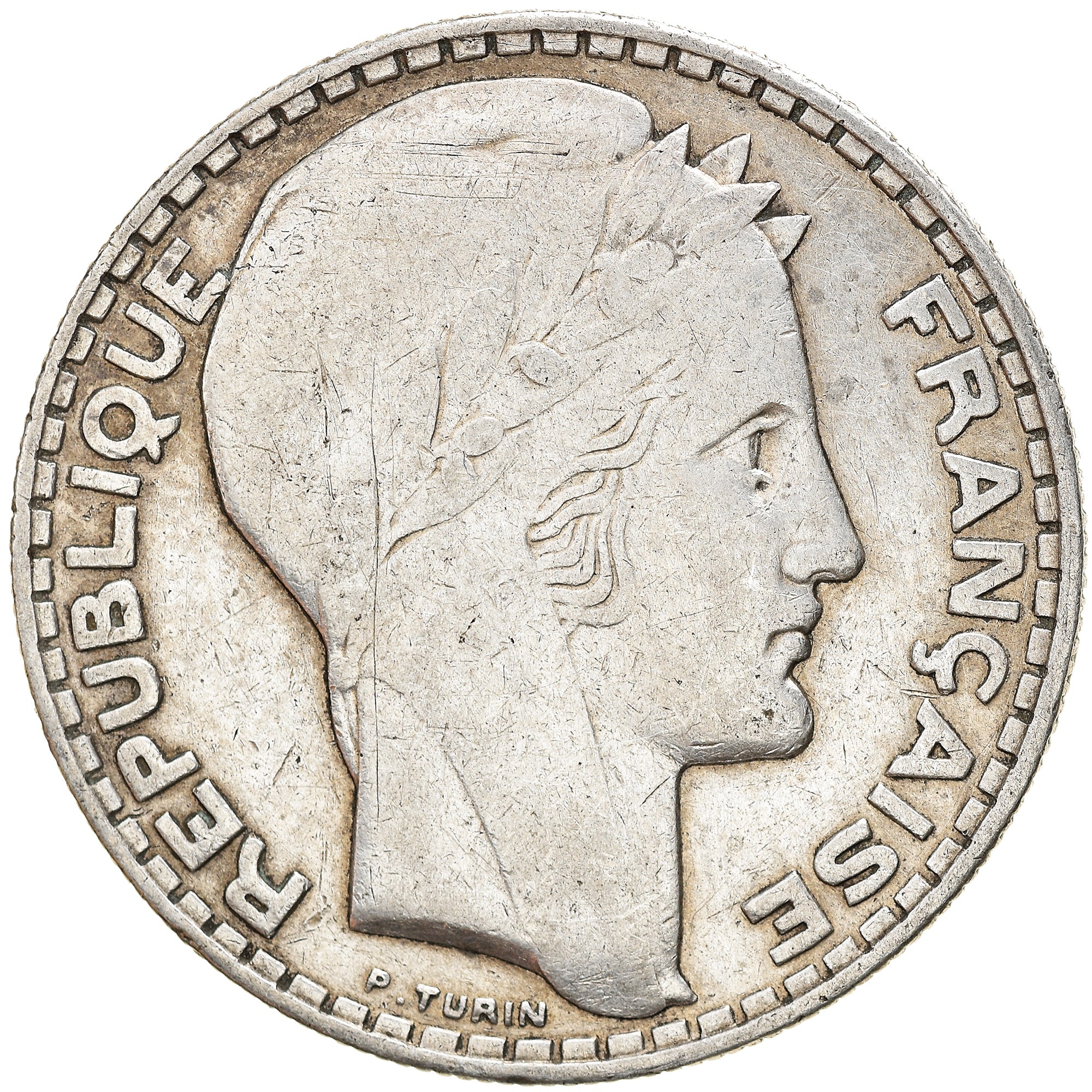 Coin, France, Turin, 20 Francs, 1933, Paris, EF(40-45), Silver, KM:879