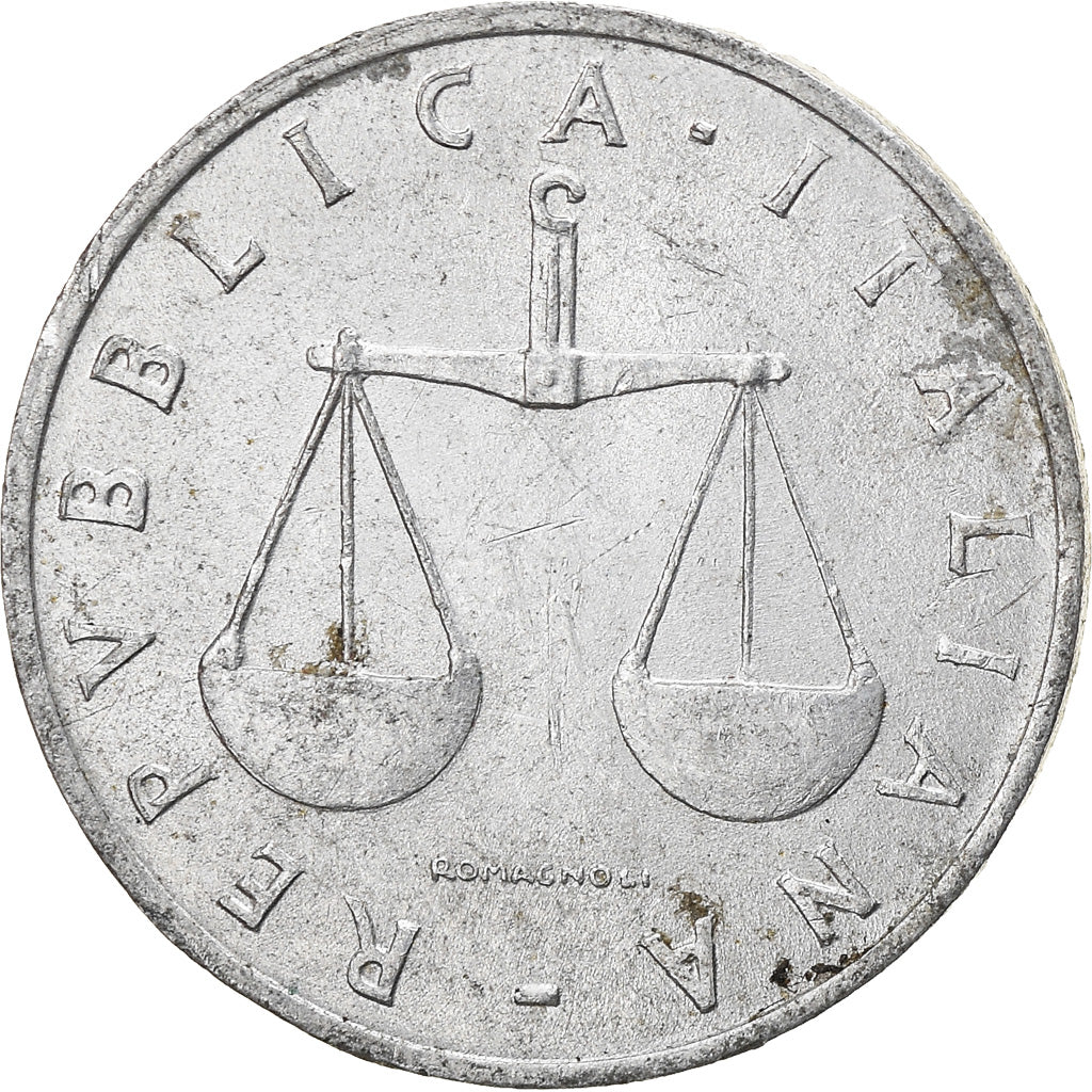 Coin, Italy, Lira, 1954, Rome, VF(20-25), Aluminum, KM:91
