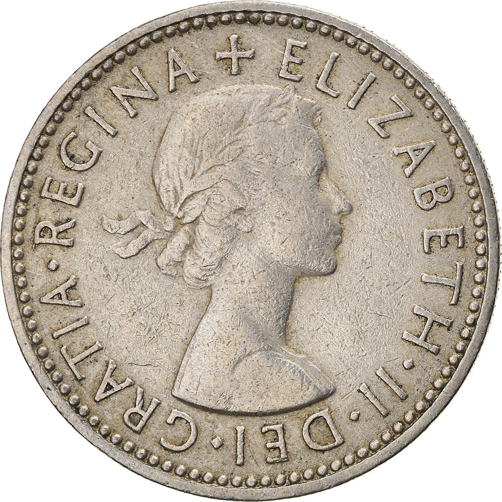 Moneta, Gran Bretagna, Elizabeth II, Shilling, 1958, MB+, Rame-nichel, KM:904