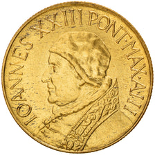 Moeda, CIDADE DO VATICANO, John XXIII, 20 Lire, 1961, MS(63), Alumínio-Bronze
