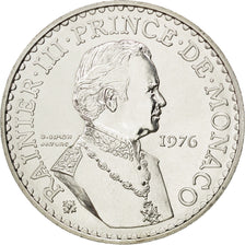MONACO, 50 Francs, 1976, KM #152.2, MS(63), Silver, 41, Gadoury #162, 30.05