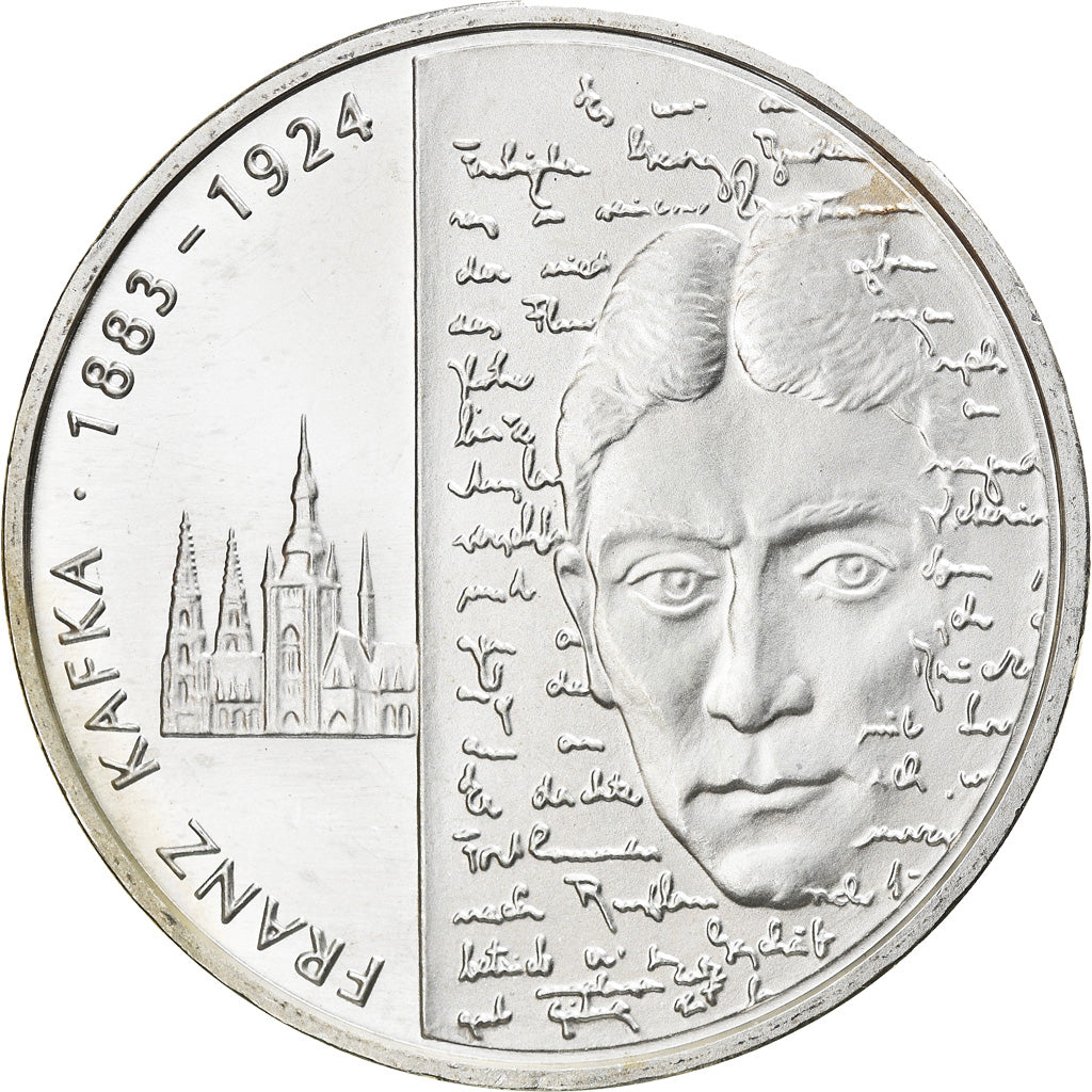 GERMANY - FEDERAL REPUBLIC, 10 Euro, 2008, Karlsruhe, MS(63), Silver, KM:271