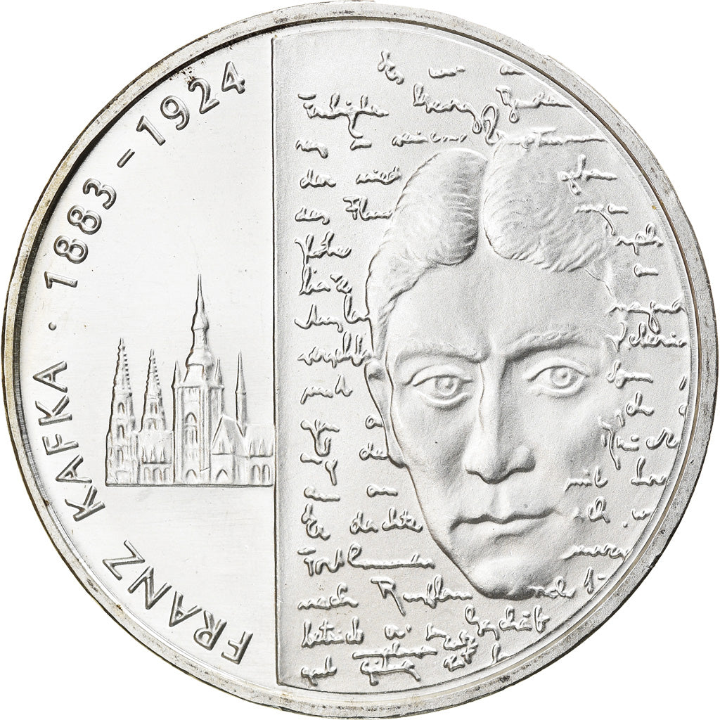 GERMANY - FEDERAL REPUBLIC, 10 Euro, 2008, Karlsruhe, MS(60-62), Silver, KM:271