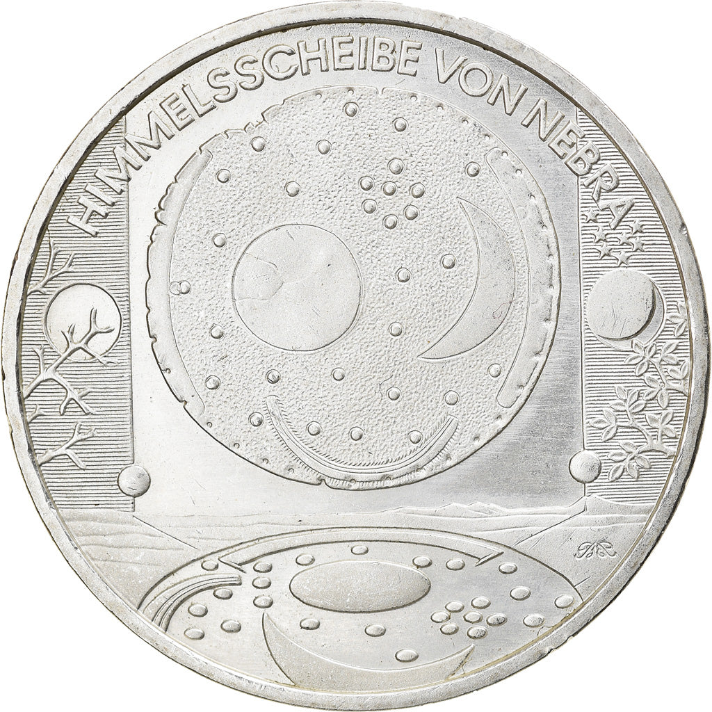 République fédérale allemande, 10 Euro, Nebra Sky Disc, 2008, Berlin, BE