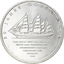 République fédérale allemande, 10 Euro, Gorch Fock, 2008, Hambourg, FDC
