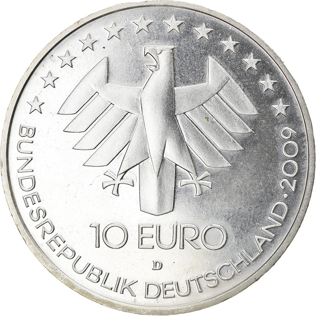 GERMANY - FEDERAL REPUBLIC, 10 Euro, Aerospace Expo, 2009, Munich, MS(65-70)