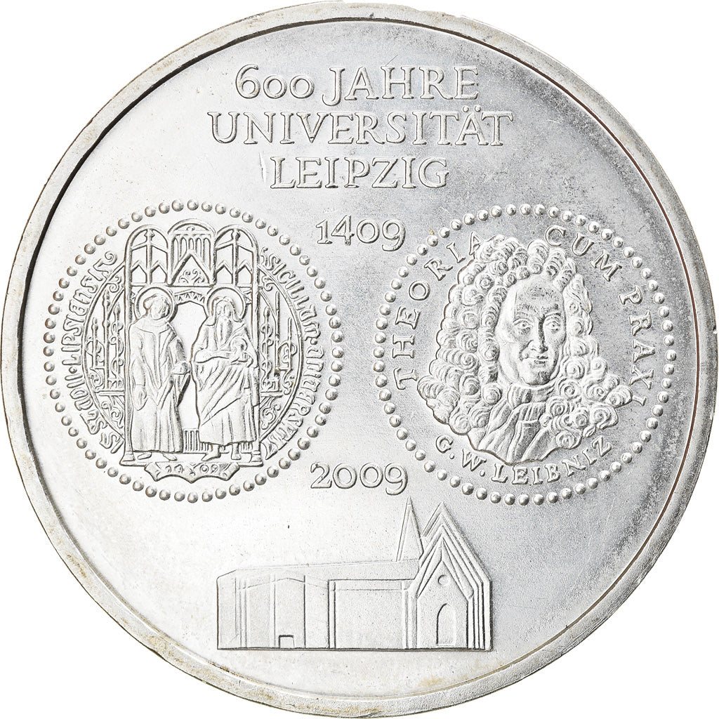 République fédérale allemande, 10 Euro, University of Leipzig, 2009, Berlin