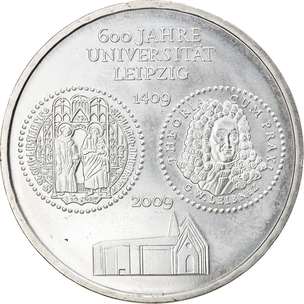 GERMANY - FEDERAL REPUBLIC, 10 Euro, University of Leipzig, 2009, Berlin